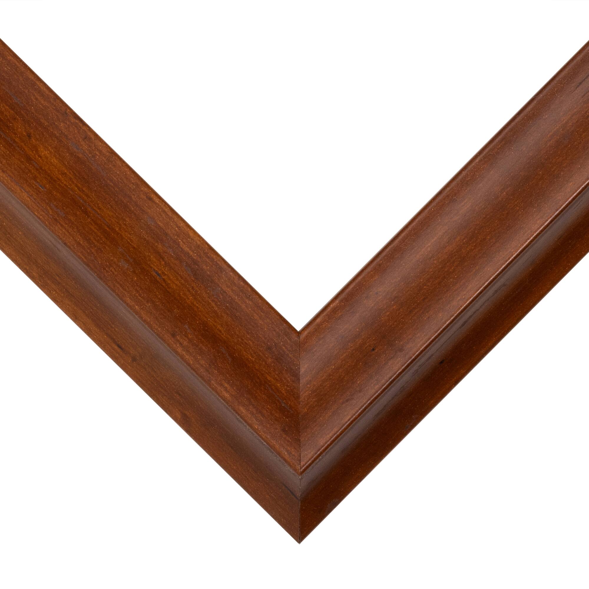 Frame USA Verona Narrow Honey Single Image Picture Frame with Mat